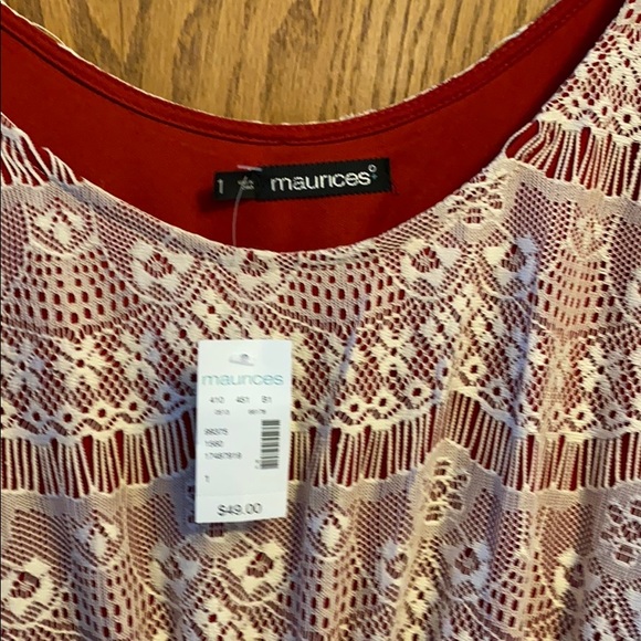 NWT Maurices Dress with leather belt - Picture 3 of 8